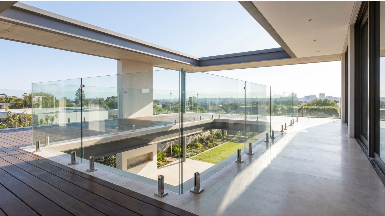 glass railings
