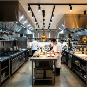 restaurant hotel kitchen setup