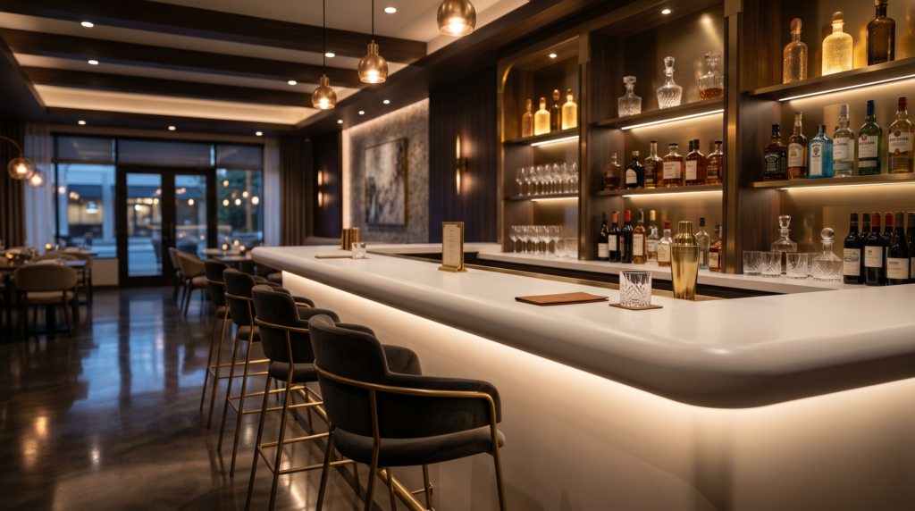 restaurant corian