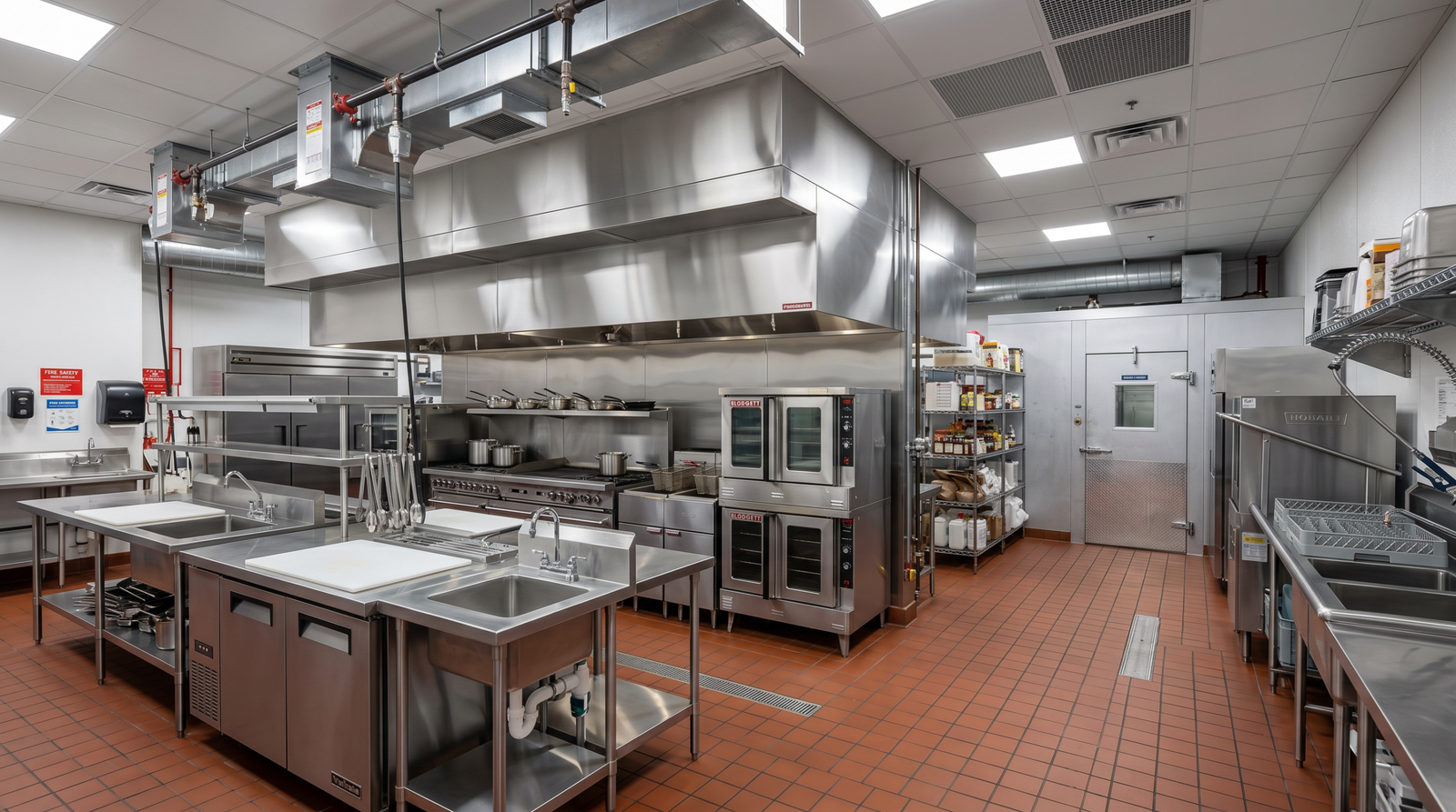 complete kitchen setup