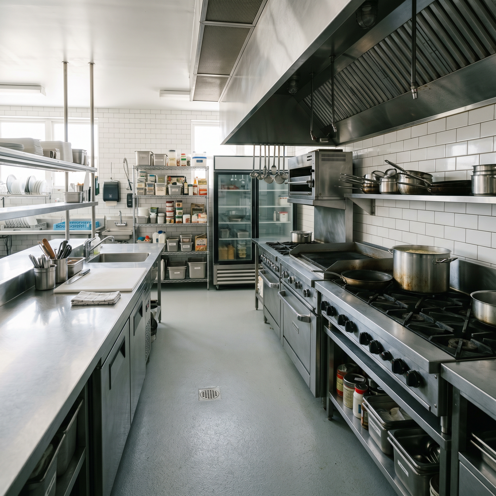 hotel kitchen