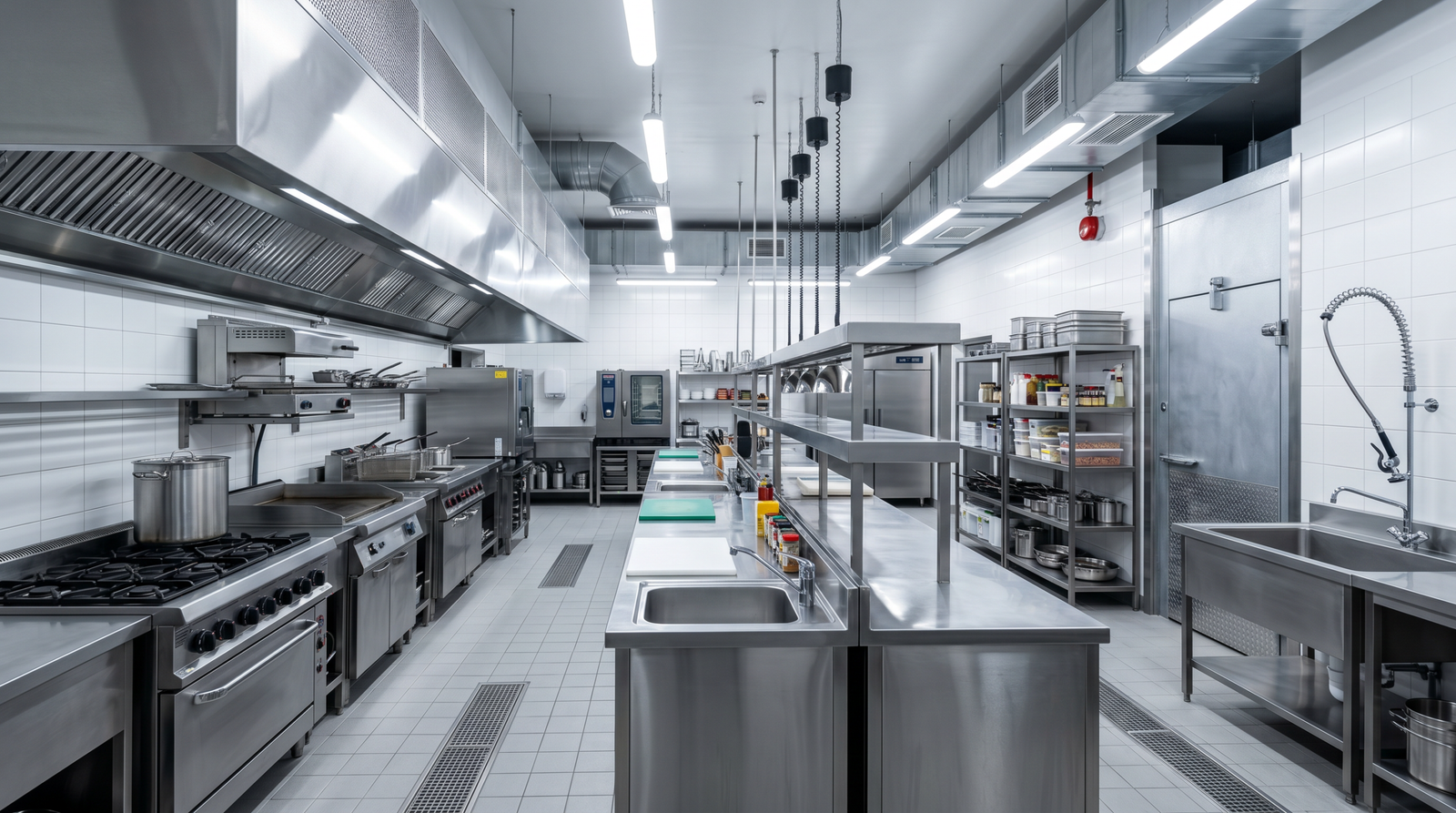 hotel kitchen,