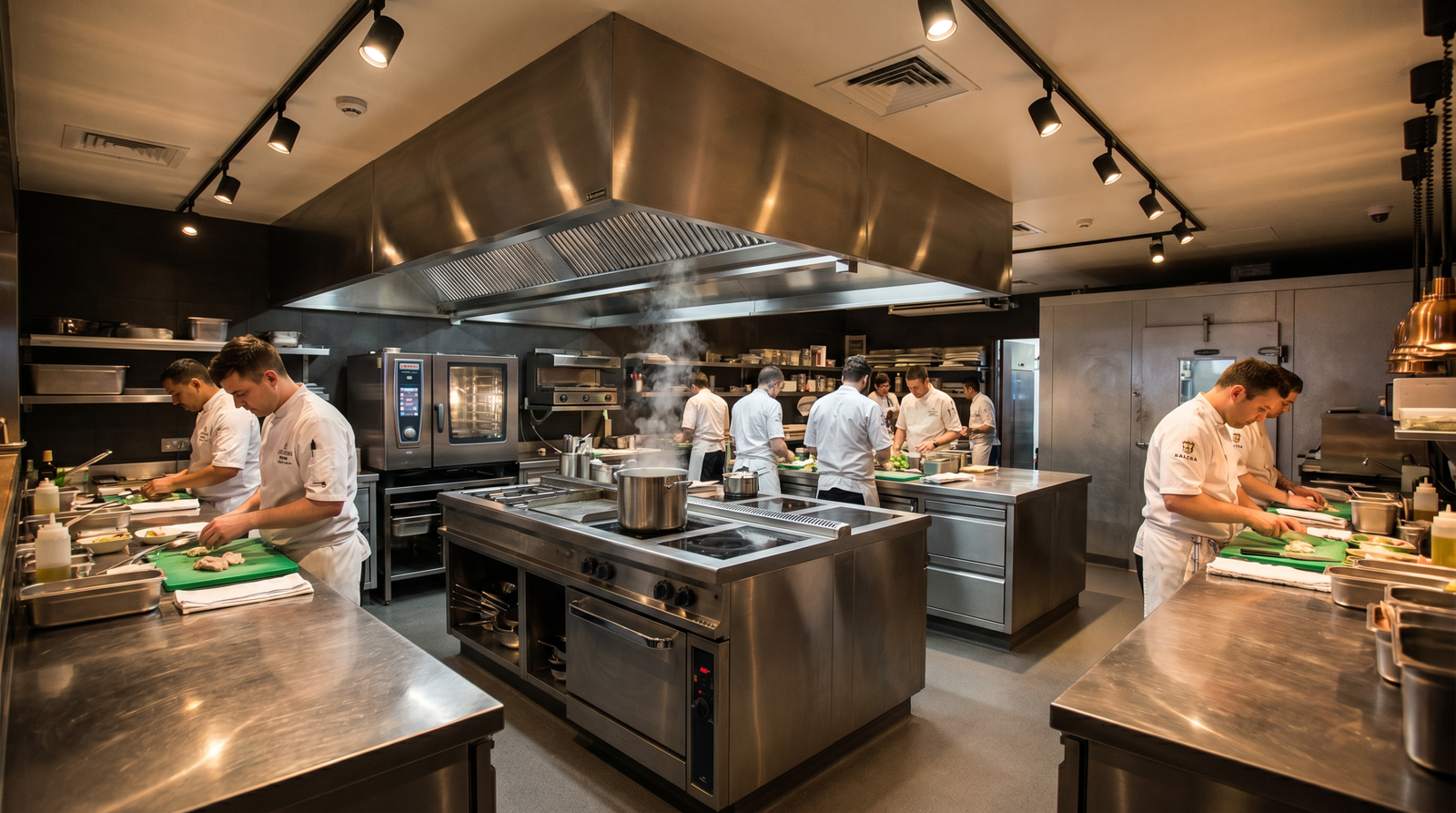 restaurant & hotel kitchen setup