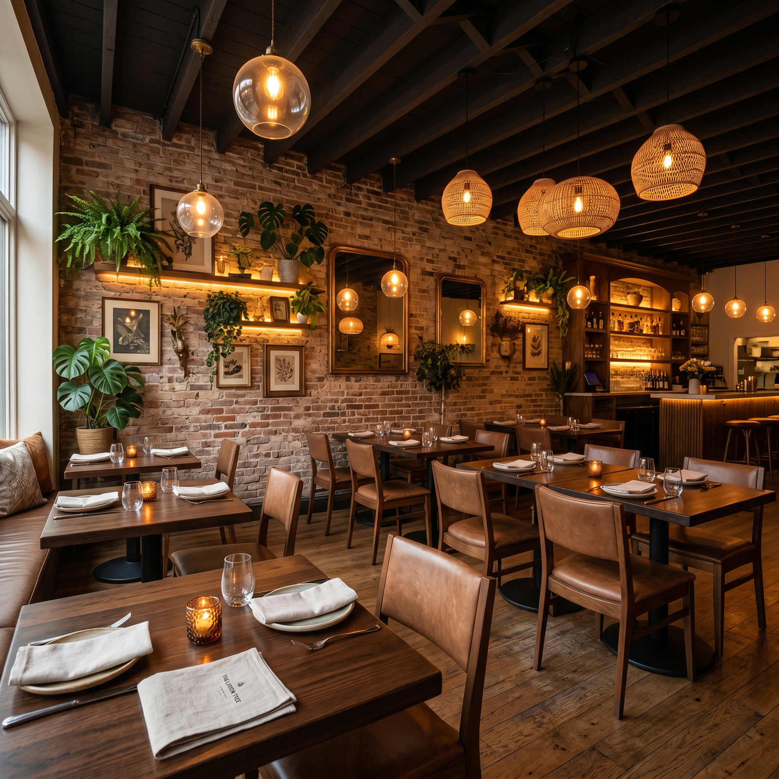 restaurant interior execution