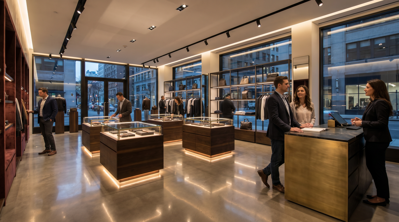 retail stores & showrooms