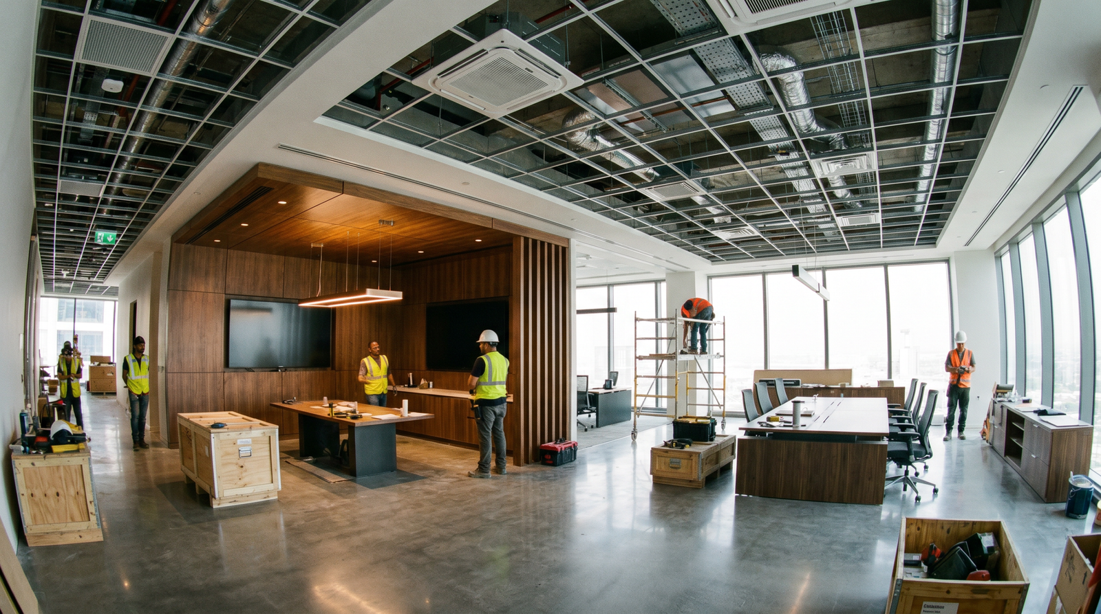 turnkey interior & infrastructure projects