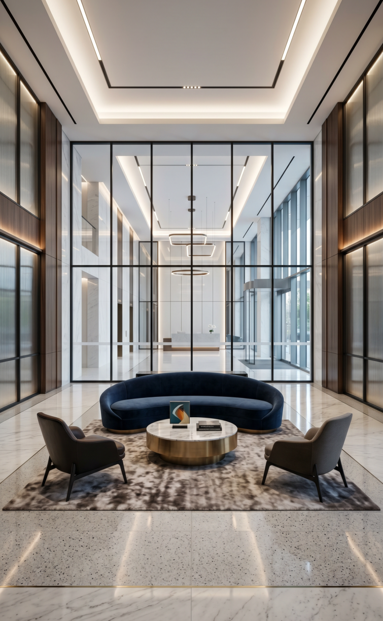 commercial interior space (office or lobby)
